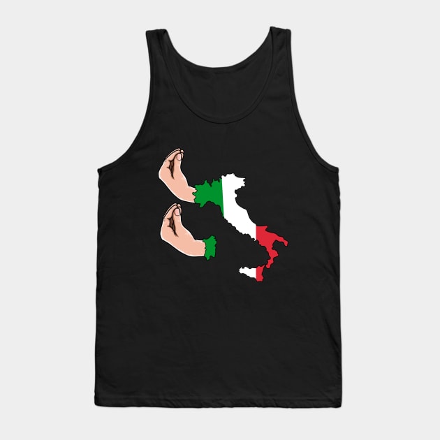 Italian hand gesture Tank Top by Artardishop